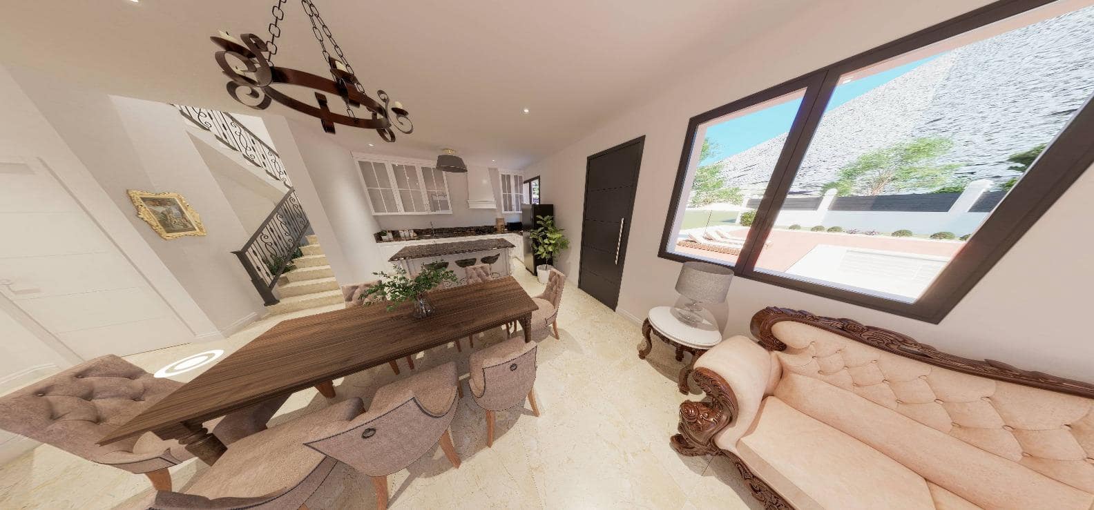 4 sypialnia Finka/Dom wiejski na sprzedaż w La Romana z basenem garażem - 399 000 € (Ref: 10060389)