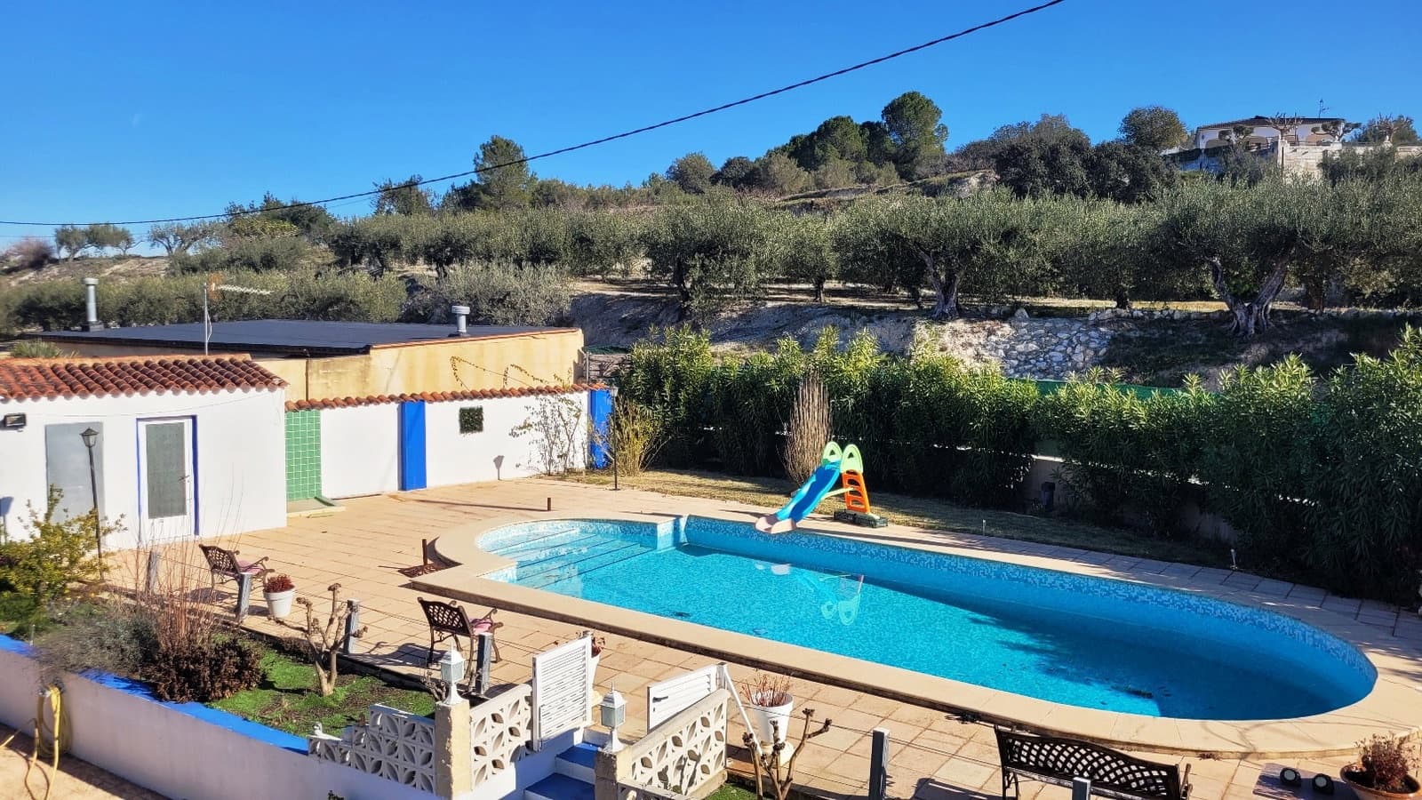 5 sypialnia Willa na sprzedaż w Ontinyent z basenem garażem - 385 000 € (Ref: 8742534)