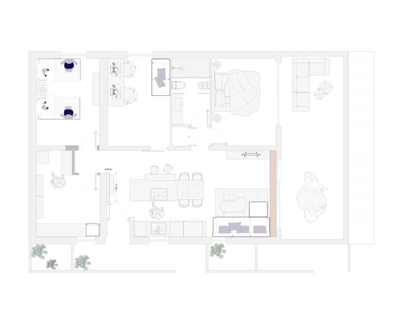 3 makuuhuone Huoneisto myytävänä paikassa Benitachell / Benitatxell mukana uima-altaan - 479 000 € (Ref: 10172842)