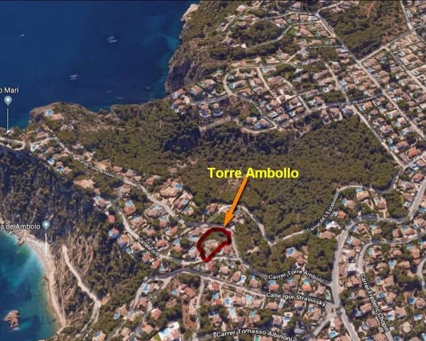 Terrain à Bâtir à vendre à Ambolo, Javea / Xàbia - 1 850 000 € (Ref: 5961022)