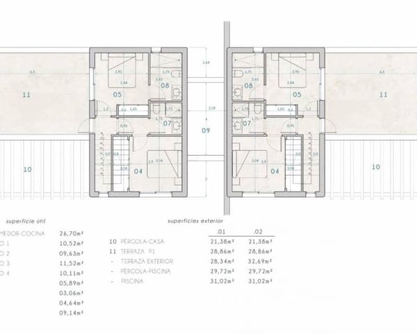 4 chambre Villa/Maison à vendre à Pinar del Advocat - Cometa, Teulada-Moraira avec piscine garage - 1 399 000 € (Ref: 7094266)