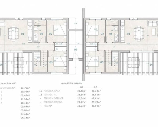 4 chambre Villa/Maison à vendre à Pinar del Advocat - Cometa, Teulada-Moraira avec piscine garage - 1 399 000 € (Ref: 7094266)