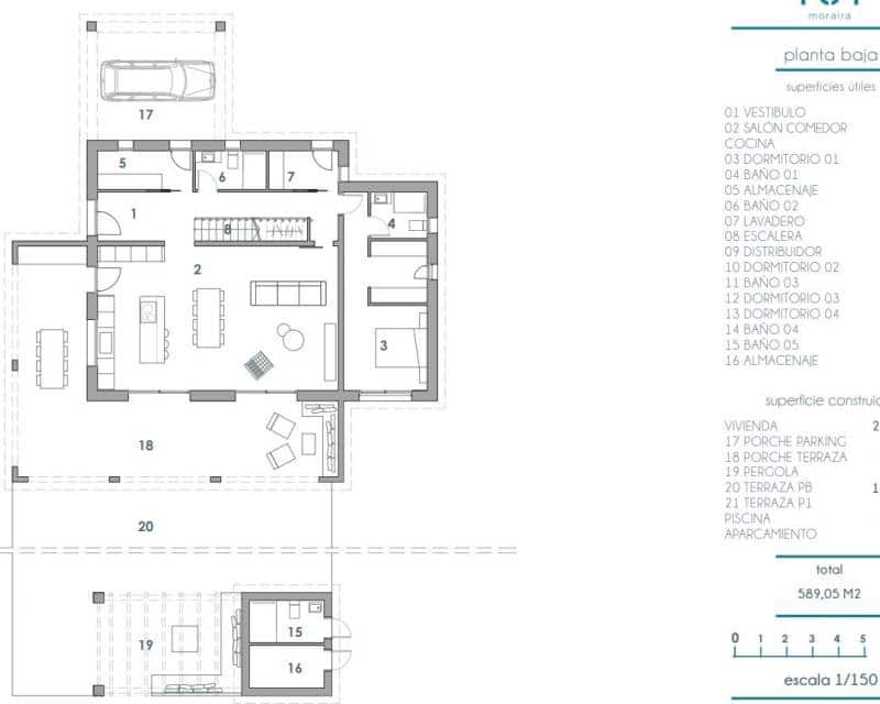 4 quarto Moradia para venda em Moraira com piscina - 1 549 000 € (Ref: 8210146)