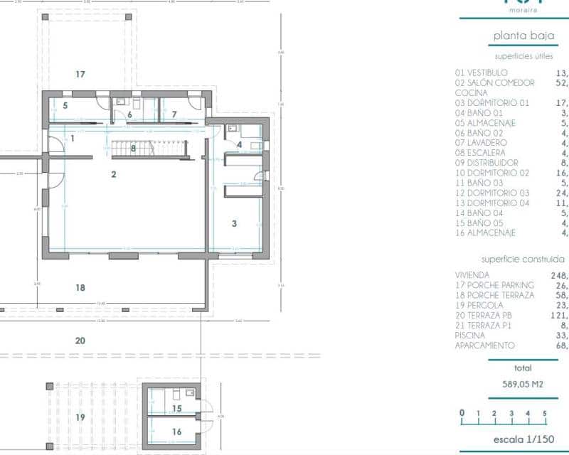 4 quarto Moradia para venda em Moraira com piscina - 1 549 000 € (Ref: 8210146)