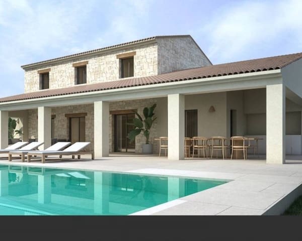 4 makuuhuone Huvila myytävänä paikassa Teulada Pueblo, Teulada-Moraira mukana uima-altaan 
autotalli - 1 795 000 € (Ref: 8405844)