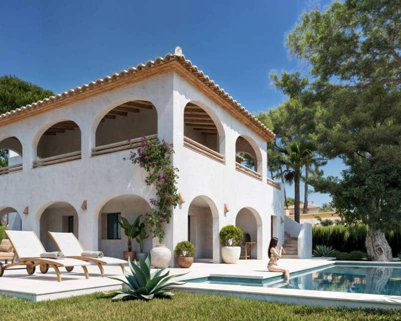 Chalet de 4 habitaciones en Moraira en venta con piscina - 1.600.000 € (Ref: 9101344)