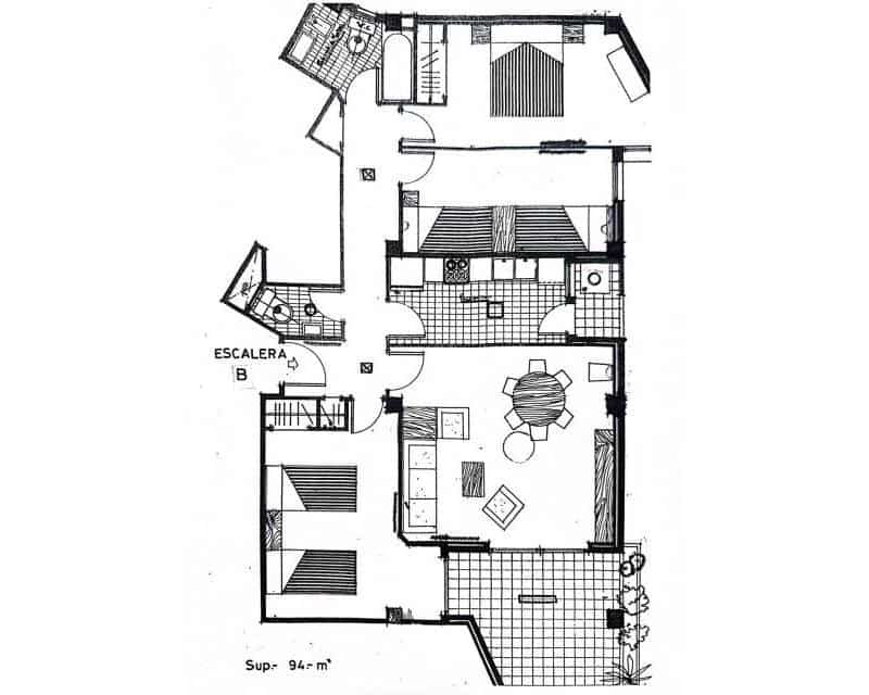 3 soveværelse Lejlighed til salg i Javea / Xabia med swimmingpool - € 398.000 (Ref: 9219147)