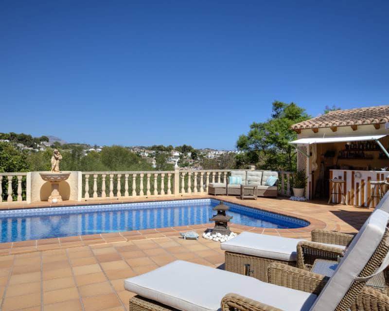 4 soverom Villa til salgs i Moraira med svømmebasseng garasje - € 795 000 (Ref: 9256209)