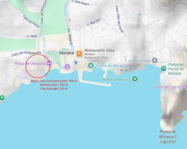 Chalet de 3 habitaciones en Moraira, Teulada-Moraira en venta con piscina garaje - 1.175.000 € (Ref: 9348560)