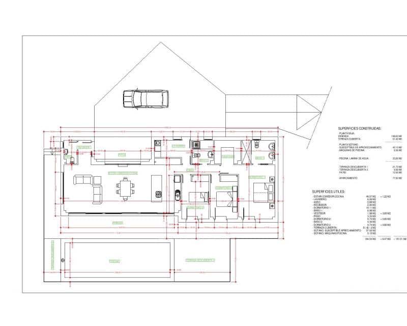 3 slaapkamer Villa te koop in Pedreguer met zwembad - € 710.000 (Ref: 9386289)