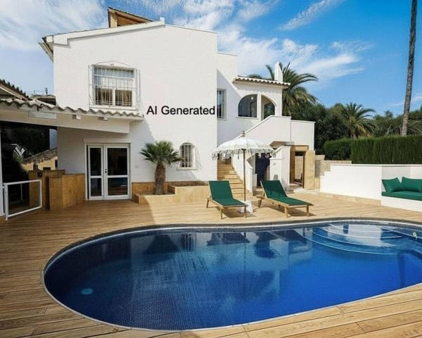 5 soveværelse Villa til salg i Benissa med swimmingpool - € 680.000 (Ref: 9386291)