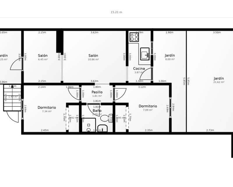 2 soveværelse Rækkehus til salg i Moraira med swimmingpool - € 249.500 (Ref: 9386293)