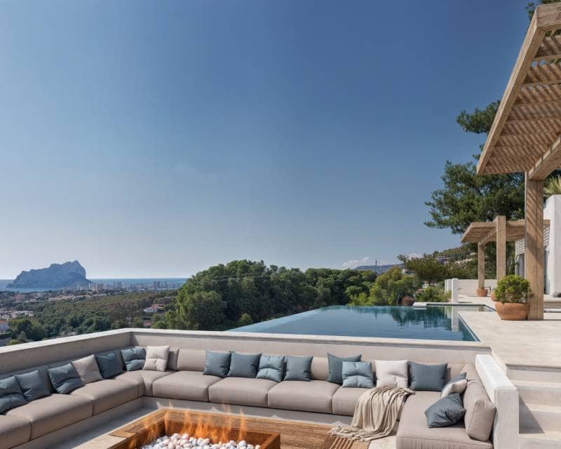 4 makuuhuone Huvila myytävänä paikassa Benissa mukana uima-altaan - 2 995 000 € (Ref: 9427547)