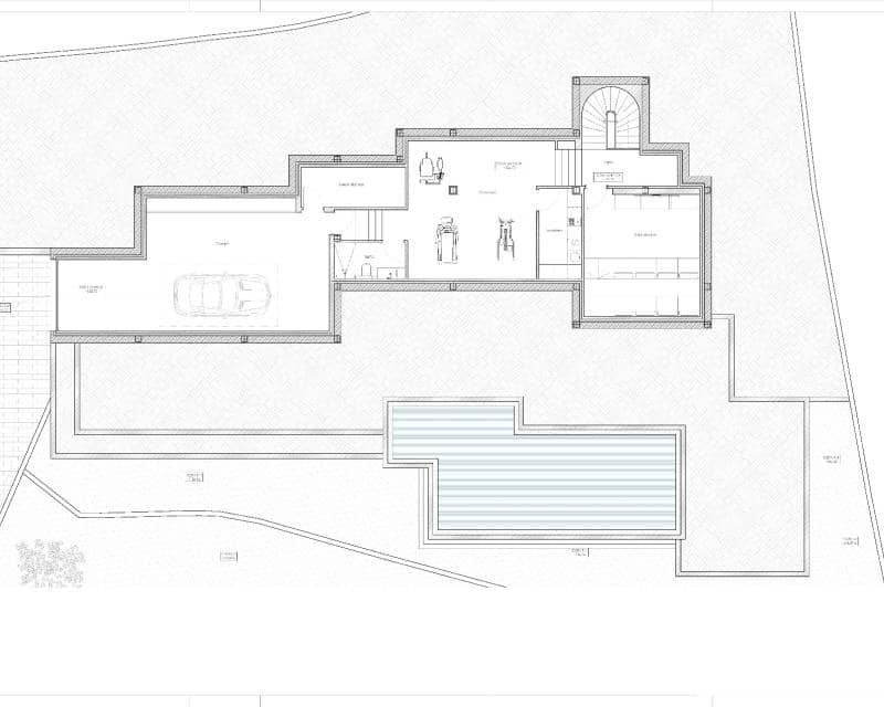 4 makuuhuone Huvila myytävänä paikassa Benissa mukana uima-altaan - 2 995 000 € (Ref: 9427547)