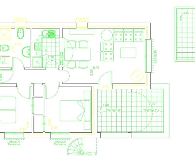 2 chambre Villa/Maison à vendre à Benitachell / Benitatxell avec piscine - 380 000 € (Ref: 9626296)