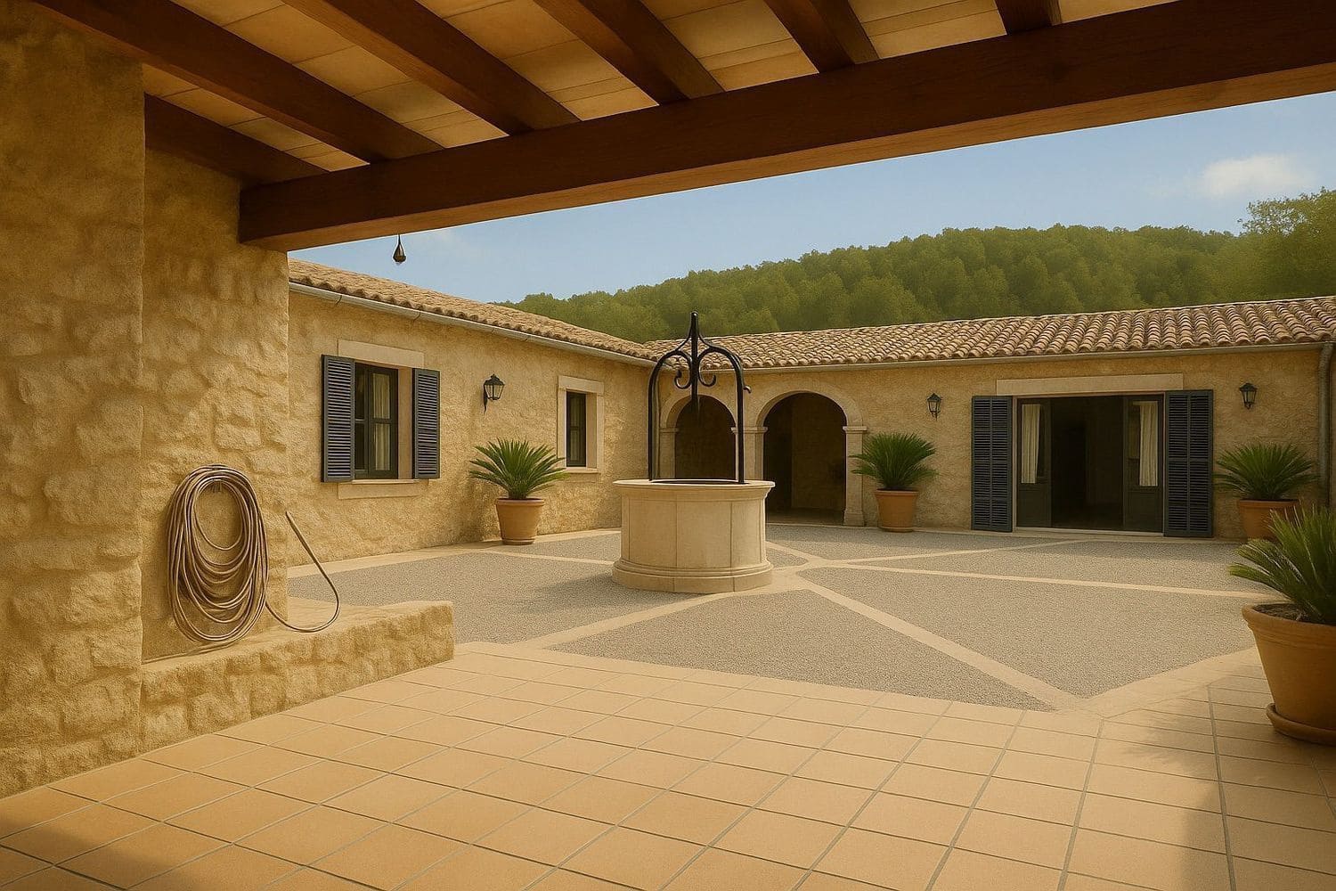 Finca/Casa Rural de 6 habitaciones en Alaró en alquiler con piscina - 4.000 € (Ref: 10043001)