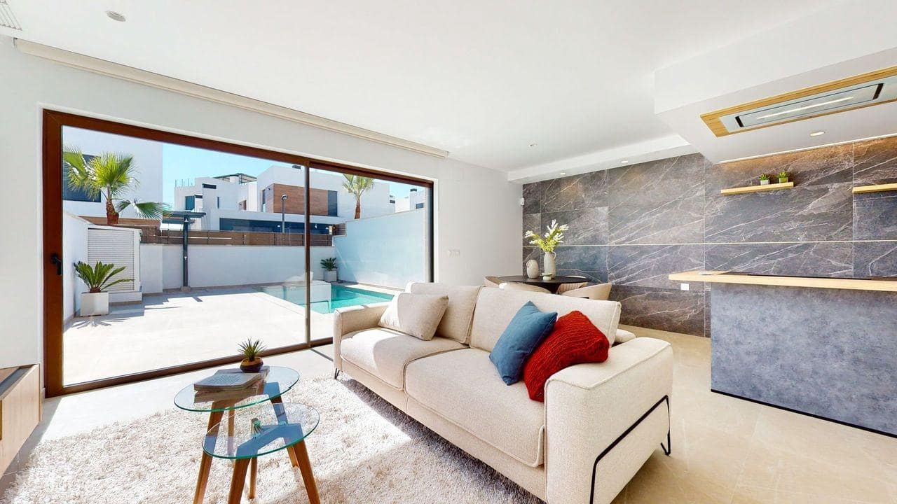 4 makuuhuone Rivitalo myytävänä paikassa Algorfa mukana uima-altaan 
autotalli - 510 000 € (Ref: 7590032)