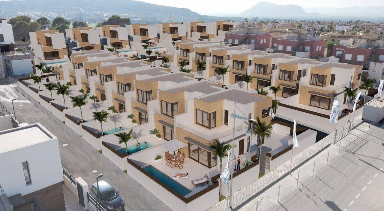 4 makuuhuone Rivitalo myytävänä paikassa Algorfa mukana uima-altaan 
autotalli - 510 000 € (Ref: 7590032)