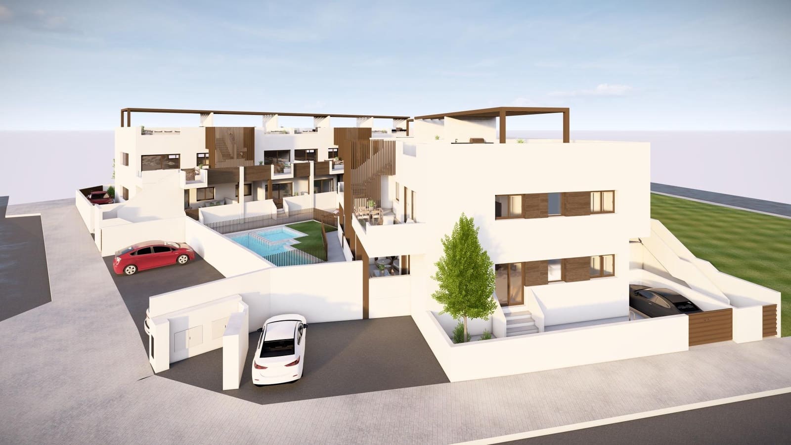 Bungalow de 3 habitaciones en Pilar de la Horadada en venta con piscina - 291.000 € (Ref: 8366100)