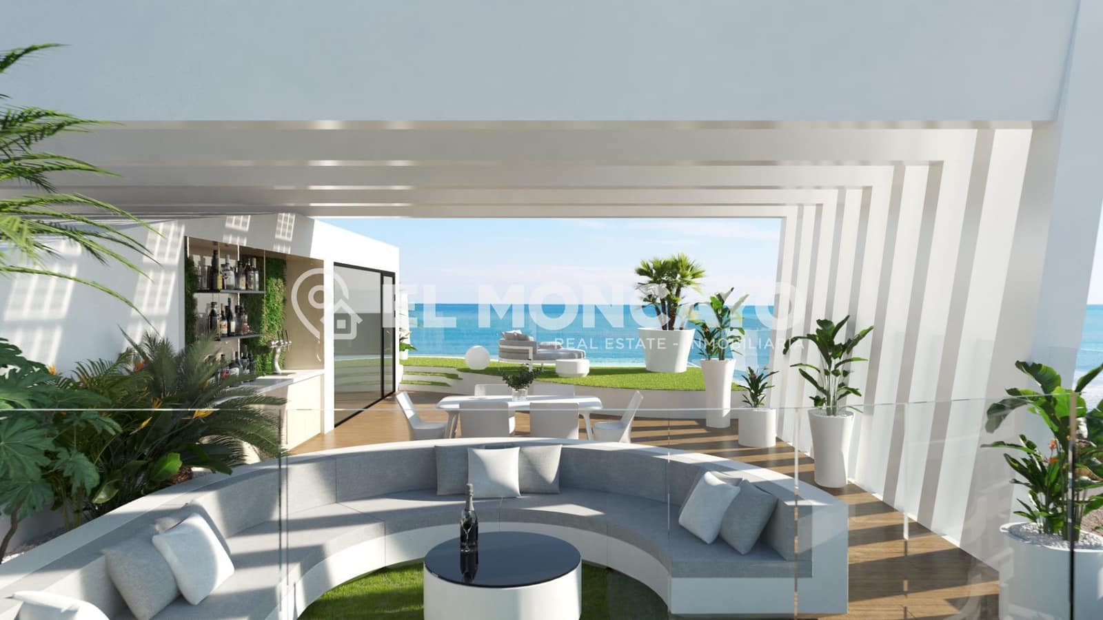 3 sypialnia Penthouse na sprzedaż w La Manga del Mar Menor z basenem - 800 000 € (Ref: 8666790)