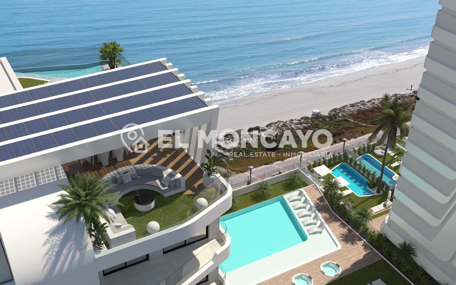 3 sypialnia Penthouse na sprzedaż w La Manga del Mar Menor z basenem - 800 000 € (Ref: 8666790)