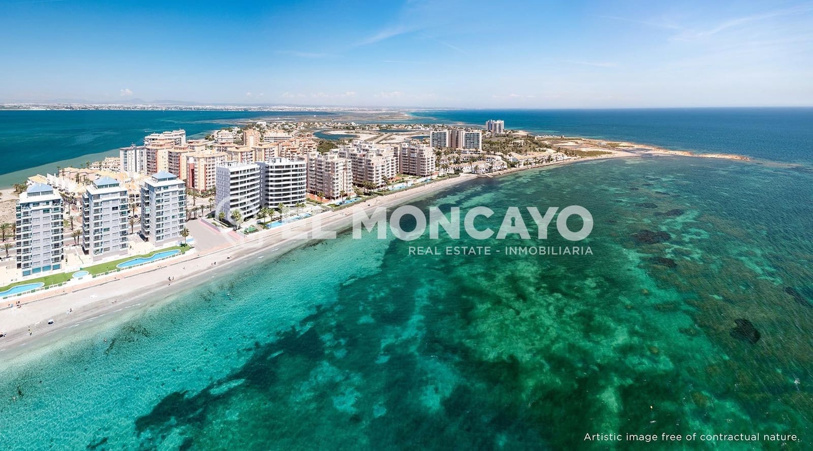 2 sypialnia Apartament na sprzedaż w La Manga del Mar Menor z basenem - 460 000 € (Ref: 8696551)