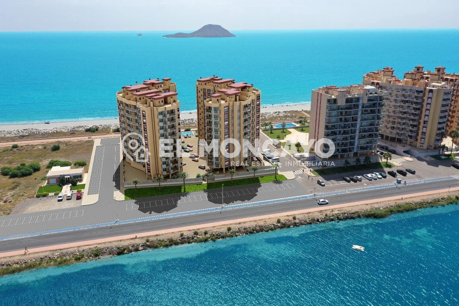 3 sypialnia Apartament na sprzedaż w La Manga del Mar Menor z basenem - 328 600 € (Ref: 8722197)