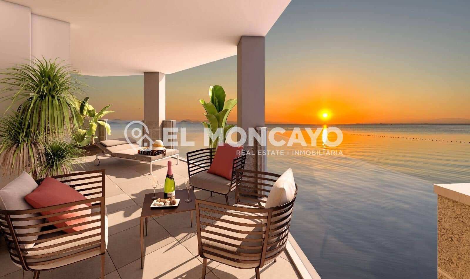 3 sypialnia Apartament na sprzedaż w La Manga del Mar Menor z basenem - 328 600 € (Ref: 8722197)