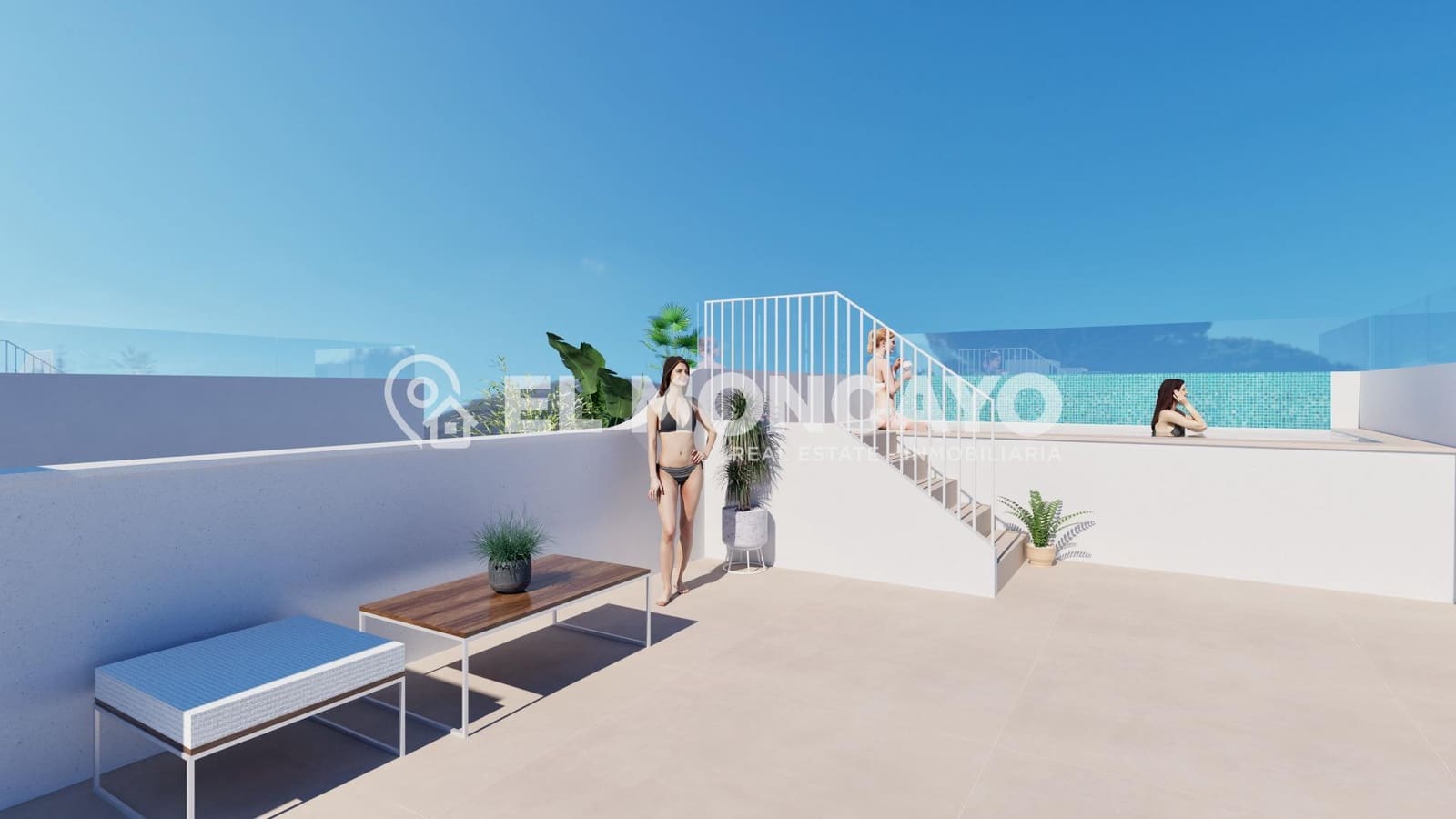 2 sovrum Bungalow till salu i Torre de la Horadada med pool - 359 000 € (Ref: 8767280)