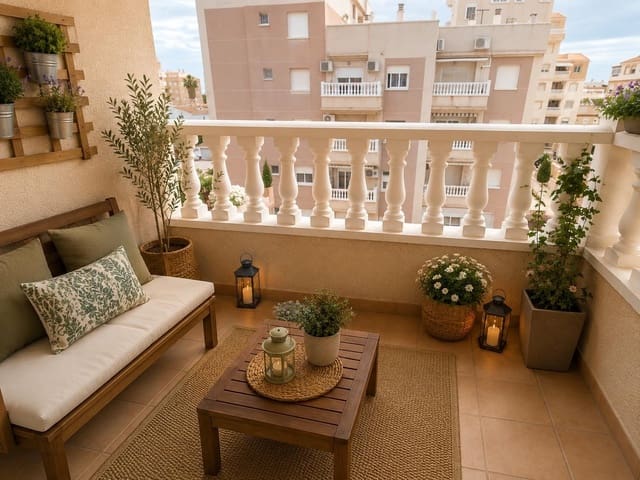 2 quarto Apartamento para venda em Playa del Cura, Torrevieja com piscina - 125 000 € (Ref: 9843340)