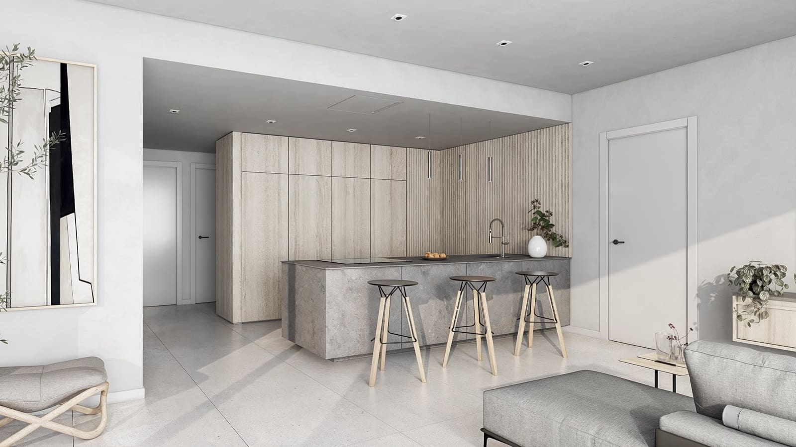 2 soverom Leilighet til salgs i Malaga by med svømmebasseng - € 381 800 (Ref: 9646161)