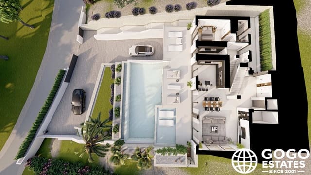 4 chambre Villa/Maison à vendre à Altea avec piscine - 2 090 000 € (Ref: 10008405)
