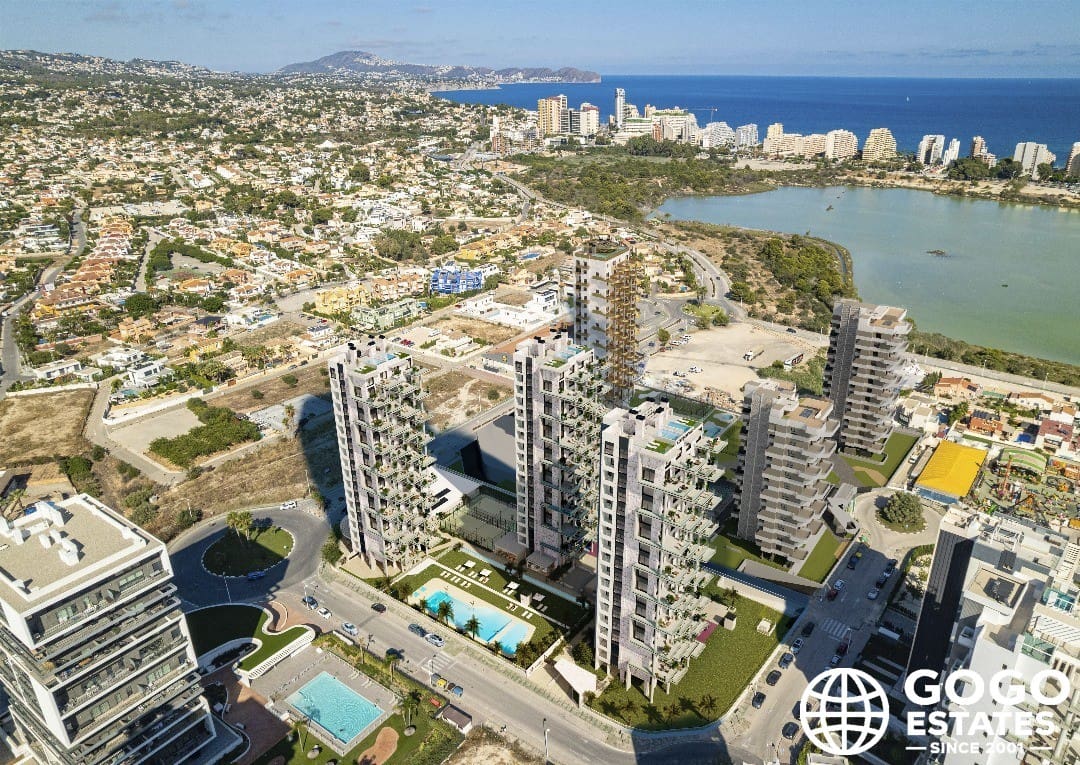 3 sypialnia Apartament na sprzedaż w Calpe / Calp z basenem garażem - 480 000 € (Ref: 10008447)