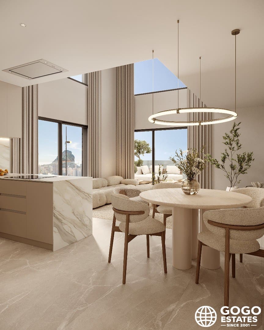 3 sypialnia Apartament na sprzedaż w Calpe / Calp z basenem garażem - 480 000 € (Ref: 10008447)