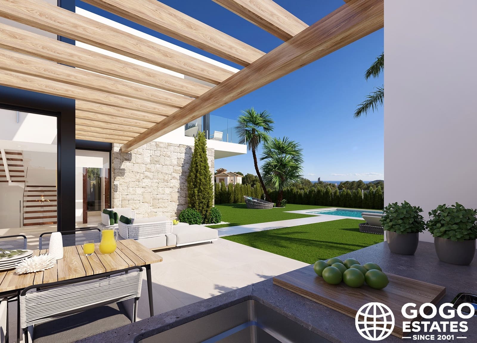 3 soveværelse Villa til salg i Finestrat med swimmingpool garage - € 1.195.000 (Ref: 10008463)