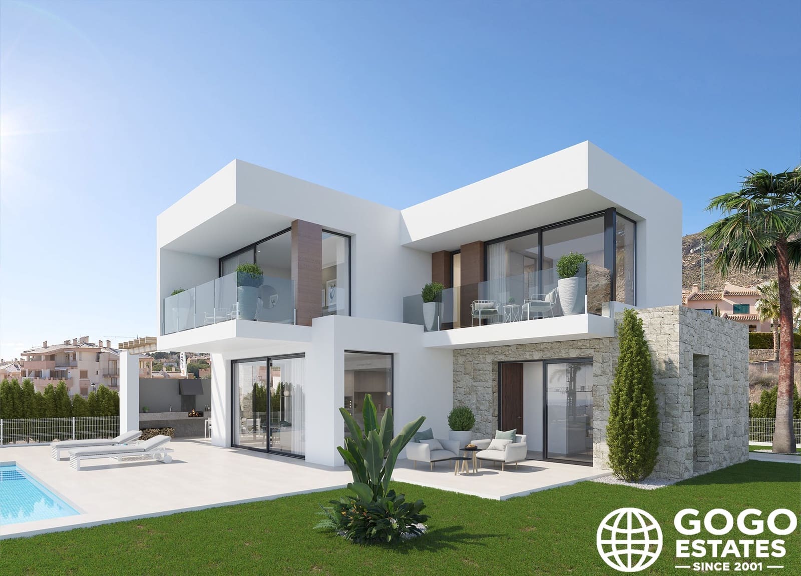 3 soveværelse Villa til salg i Finestrat med swimmingpool garage - € 1.195.000 (Ref: 10008463)