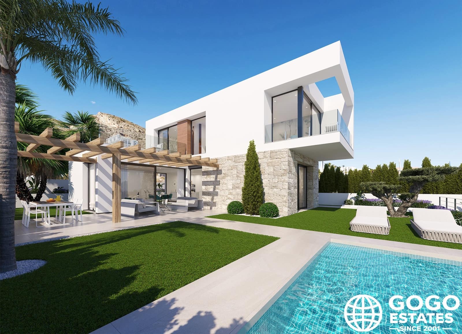 3 soveværelse Villa til salg i Finestrat med swimmingpool garage - € 1.195.000 (Ref: 10008463)