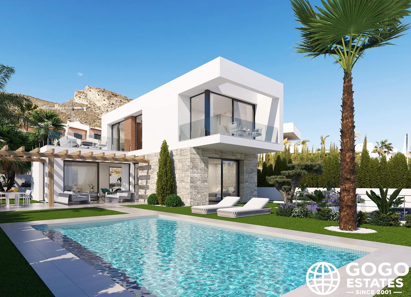 3 soveværelse Villa til salg i Finestrat med swimmingpool garage - € 1.195.000 (Ref: 10008463)
