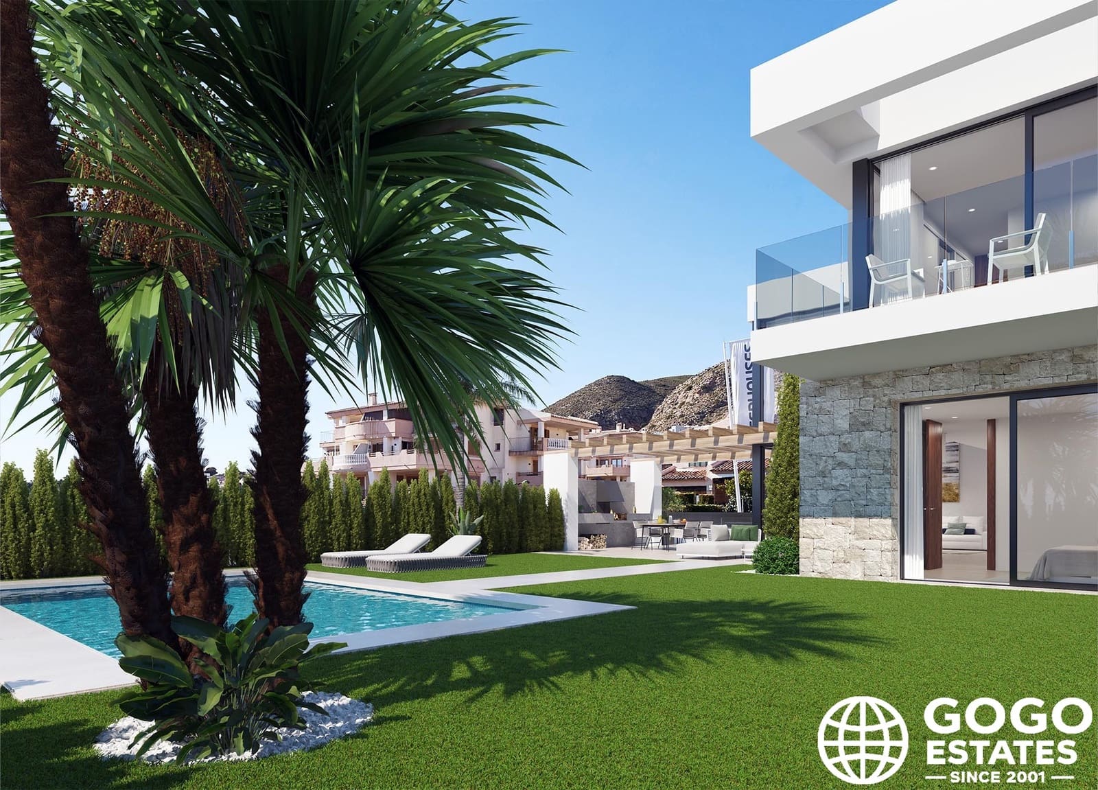 3 soveværelse Villa til salg i Finestrat med swimmingpool garage - € 1.195.000 (Ref: 10008463)