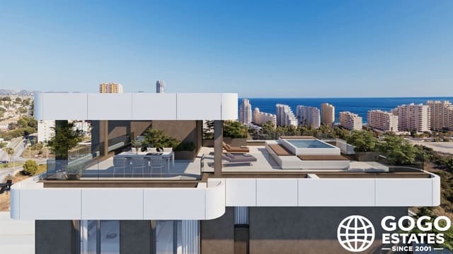 2 soveværelse Lejlighed til salg i Levante - Playa Fossa, Calpe / Calp med swimmingpool - € 759.835 (Ref: 10008484)