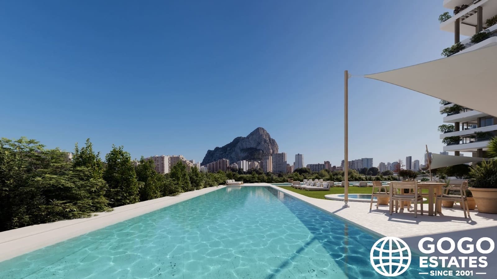 2 makuuhuone Huoneisto myytävänä paikassa Calpe / Calp mukana uima-altaan - 759 835 € (Ref: 10008484)