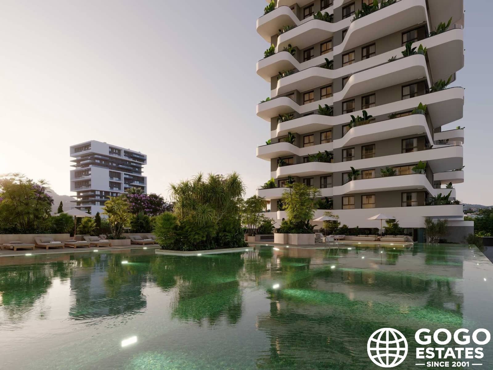 3 makuuhuone Huoneisto myytävänä paikassa Calpe / Calp mukana uima-altaan 
autotalli - 527 000 € (Ref: 10008494)
