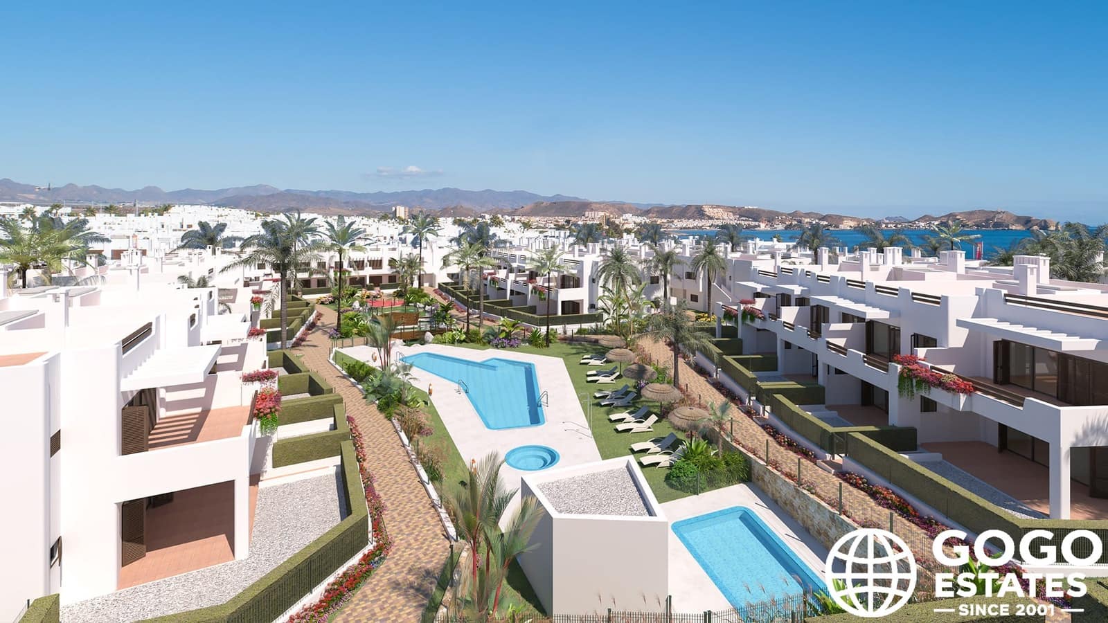 2 camera da letto Bungalow in vendita in Pulpi con piscina garage - 262.000 € (Rif: 10008509)