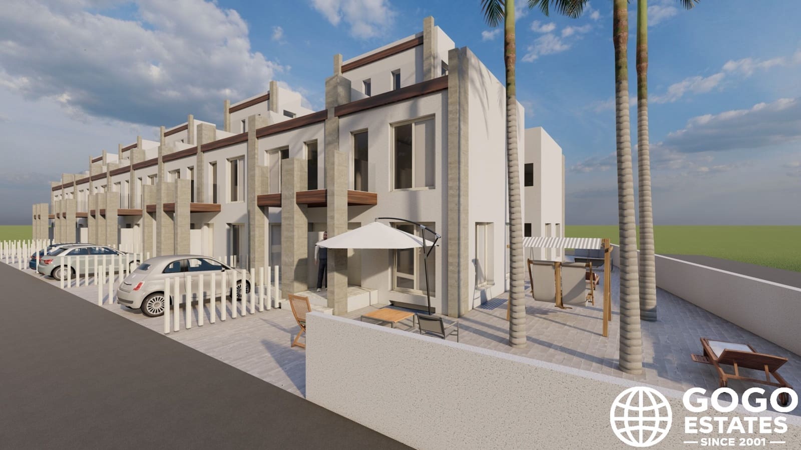 Pareado de 2 habitaciones en Gran Alacant en venta con piscina garaje - 306.000 € (Ref: 10008544)