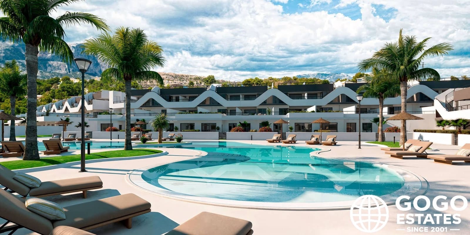 3 soveværelse Bungalow til salg i Alfaz del Pi / L'Alfas del Pi med swimmingpool - € 406.000 (Ref: 10008562)