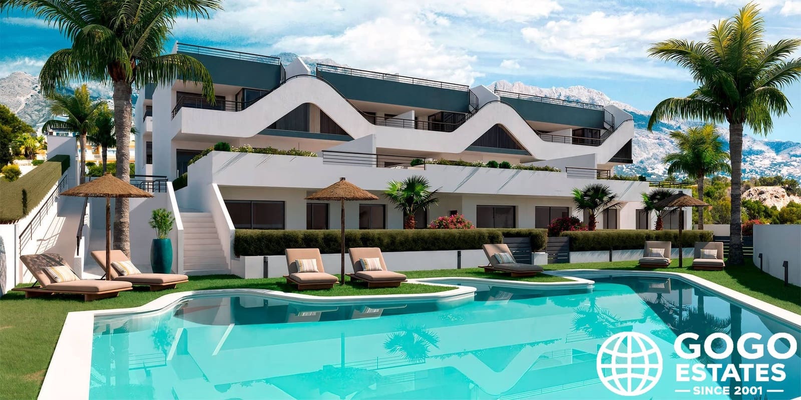 2 soverom Bungalow til salgs i Alfaz del Pi / L'Alfas del Pi med svømmebasseng - € 274 000 (Ref: 10008565)
