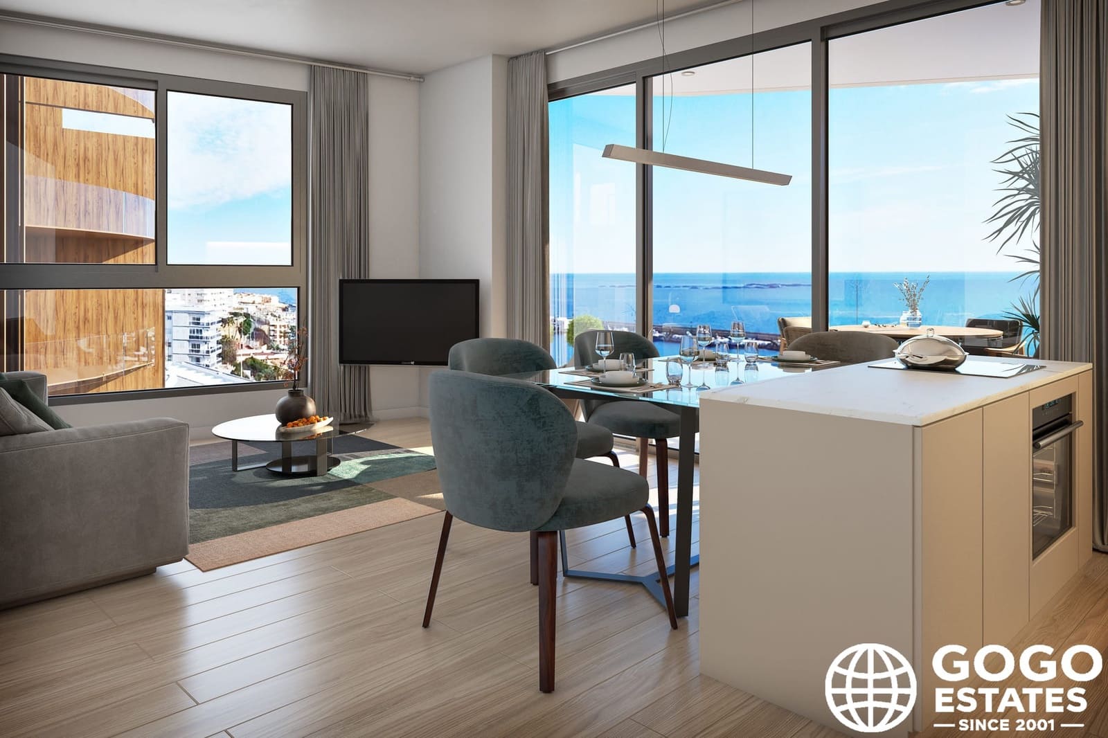 2 soverom Penthouse til salgs i La Villajoyosa / Vila Joiosa med svømmebasseng - € 430 000 (Ref: 10008568)