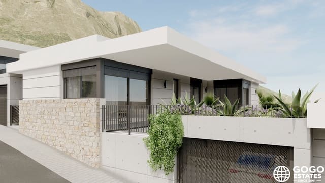 3 sypialnia Willa na sprzedaż w Polop z basenem garażem - 470 000 € (Ref: 10008635)