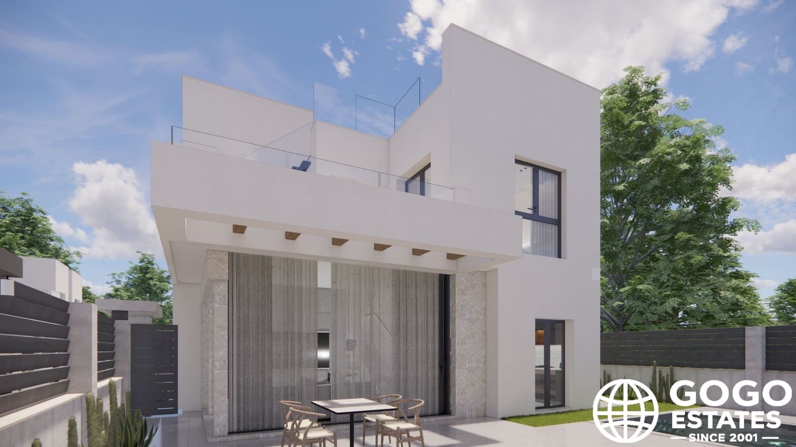 3 soveværelse Rækkehus til salg i Los Montesinos med swimmingpool garage - € 369.000 (Ref: 10008650)