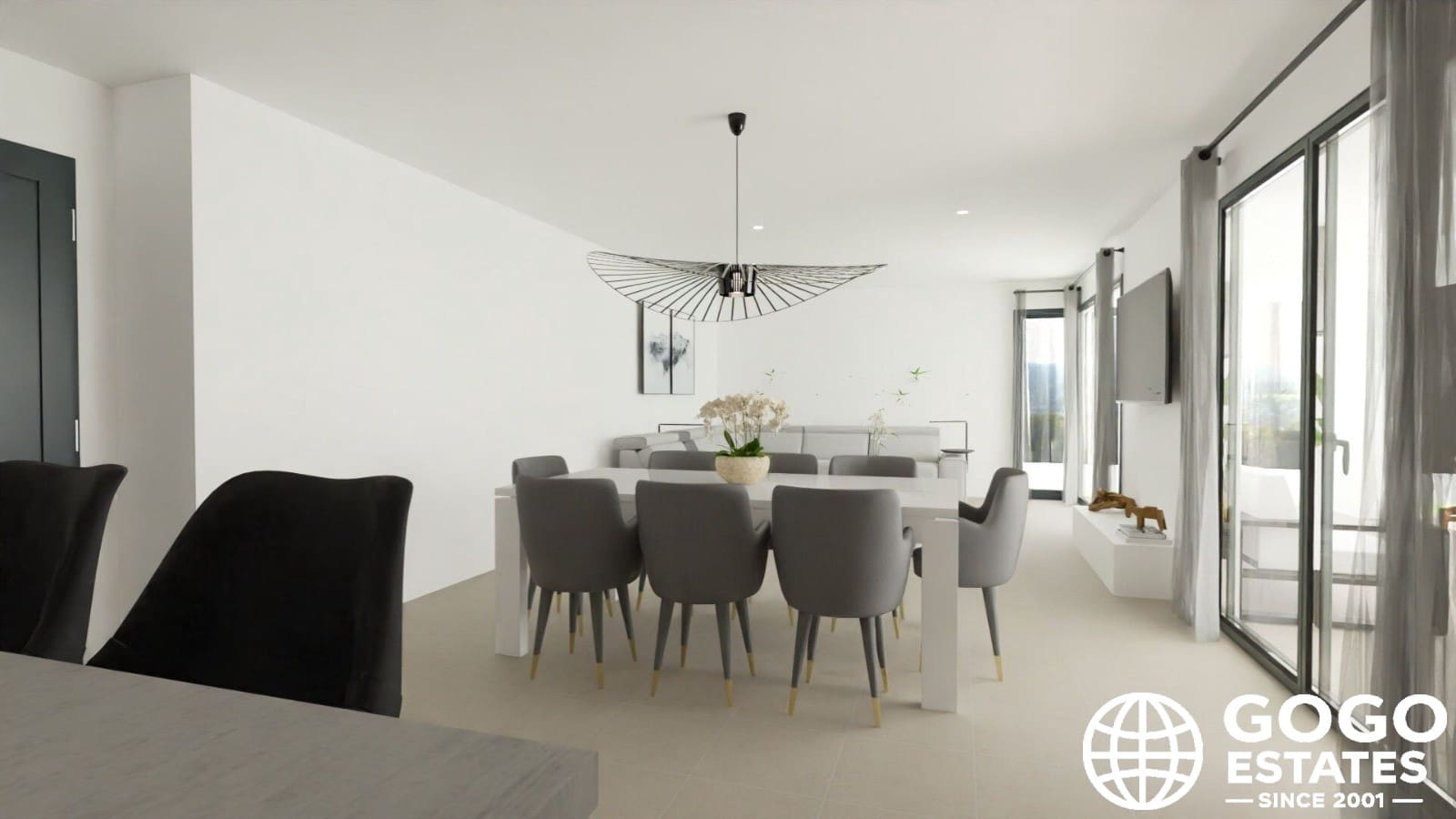 Chalet de 3 habitaciones en Monforte del Cid en venta con piscina - 555.900 € (Ref: 10008665)